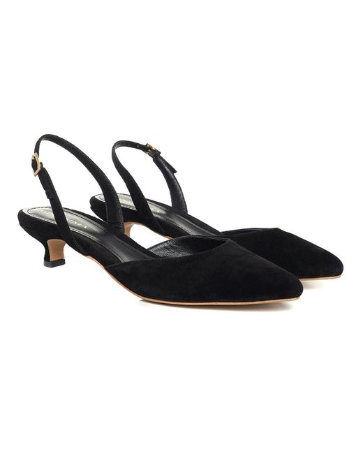 Ginissima Black Alice Slingbacks