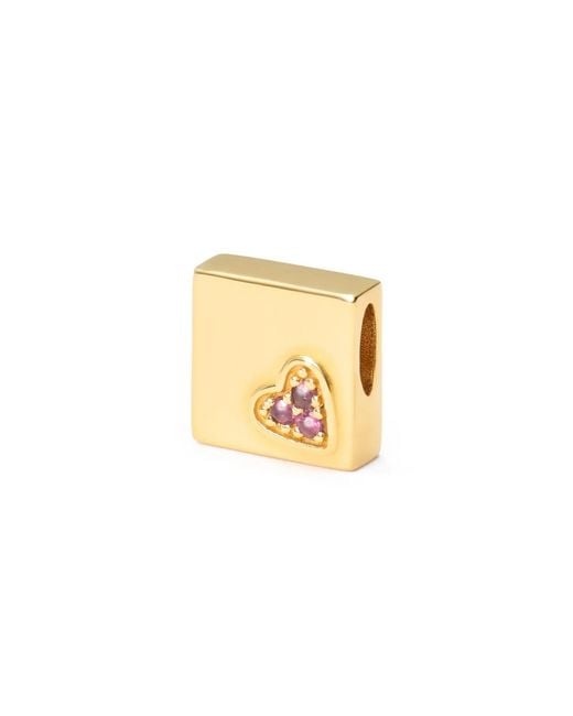 Kouree Metallic 'Gratitude Is The Attitude' Necklace Pendant Charm