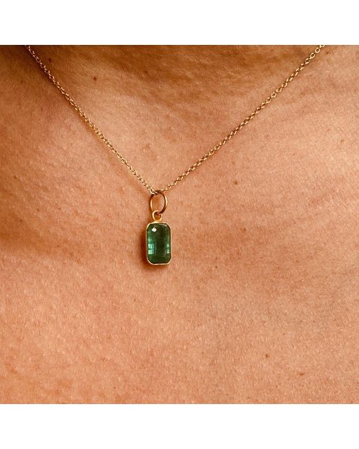 Lexi Jewelry White Light Emerald Necklace