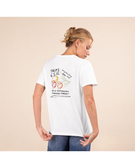 VLD White Griffith Noordermarkt T-Shirt