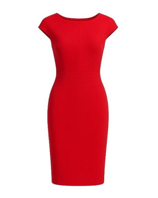 Conquista Red Cap Sleeve Dress