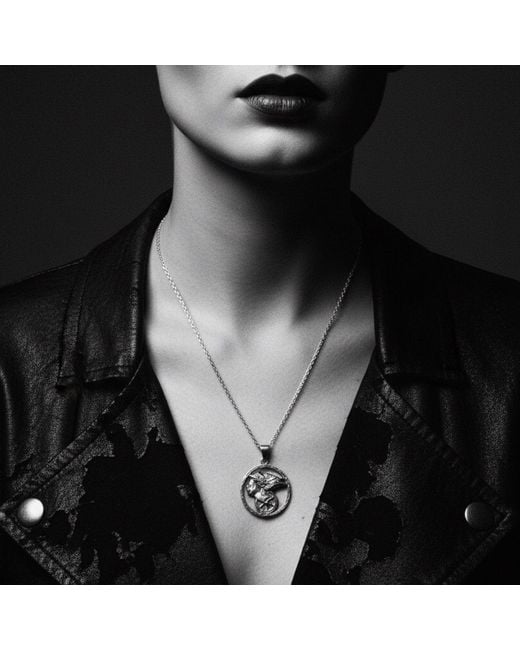Tg-Jewellery by Tamara Gervasio Metallic Goddess Of Fortune Pendant Necklace – Sterling
