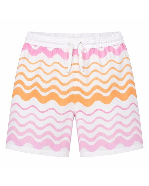 LOVEIST STORE Pink Heat Club Shorts for men