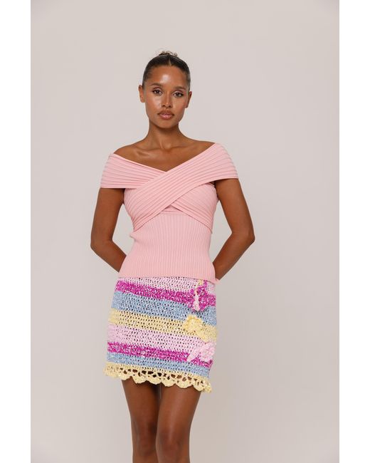 Andreeva Pink Lily Light Knit Top