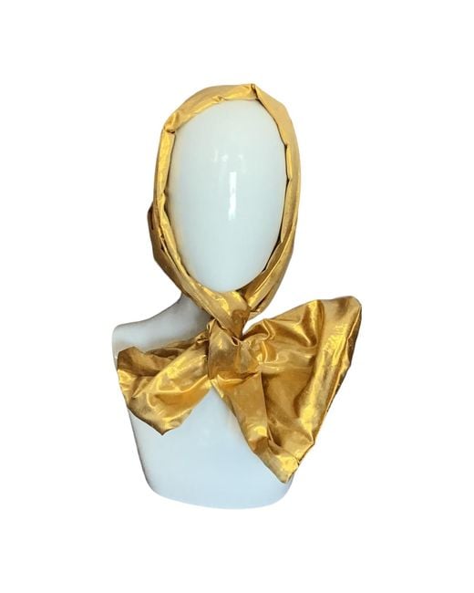 Romer Millinery Yellow Twisturban Turban