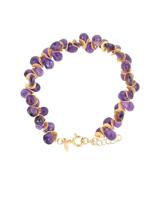 Lori Kaplan Design Purple Signature Amethyst Bracelet