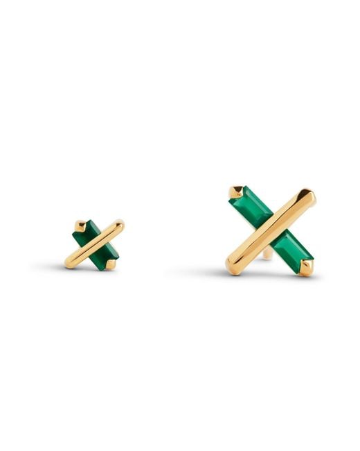 Kasun Green Butterfly Kiss Earrings