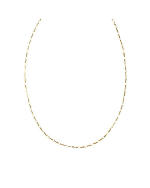 Inari Jewellery Metallic Figaro-Filled Minimalist Chain Necklace