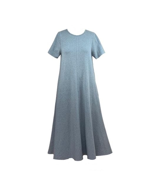 Frock Tales Blue Willow Midaxi Dress With Short Sleeves