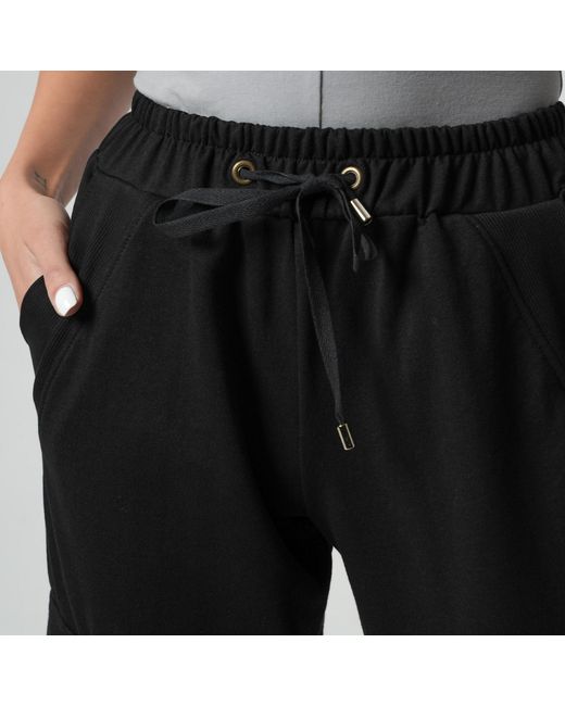 Metamorph Black Casual Cargo Pants
