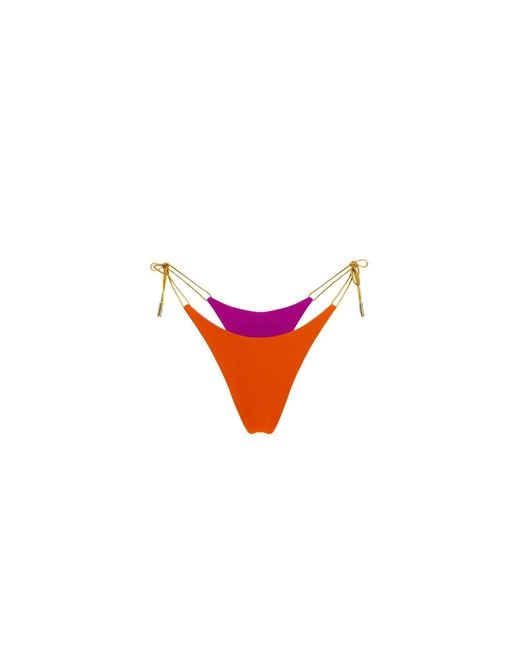 Capri Swim™ Orange Solmera Reversible Thongkini Bottom