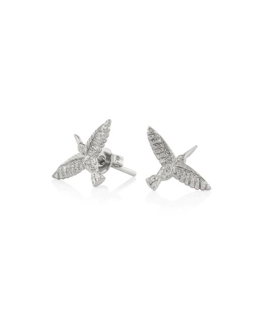 Sophie Simone Designs Metallic Mini Earrings Hummingbirds