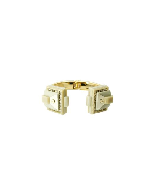 Gissa Bicalho Metallic Neutrals Bracelet Trapeze Clay