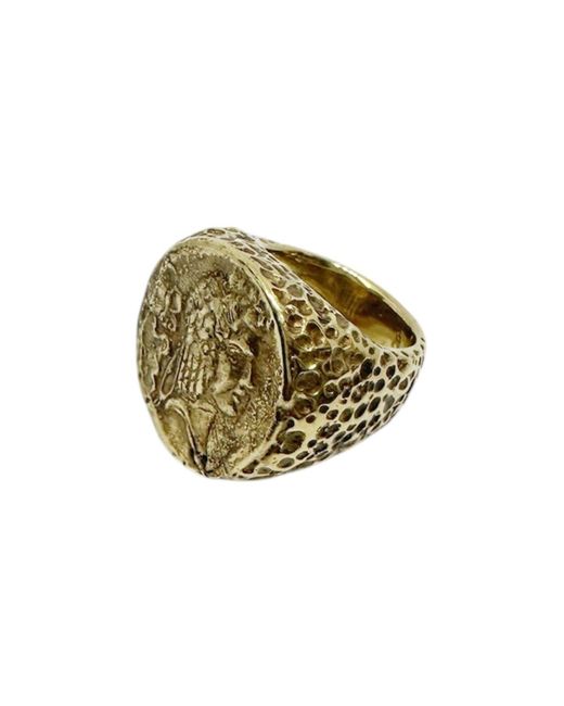 Tg-Jewellery by Tamara Gervasio Metallic Chunky Roman Coin Ring