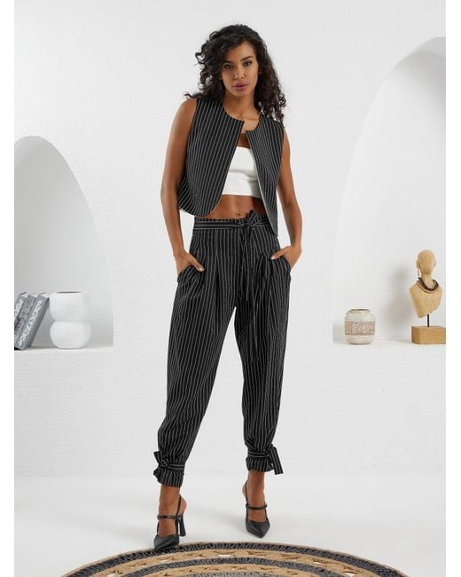 Lumina Eligma Black The Arabesque Pants Ensemble