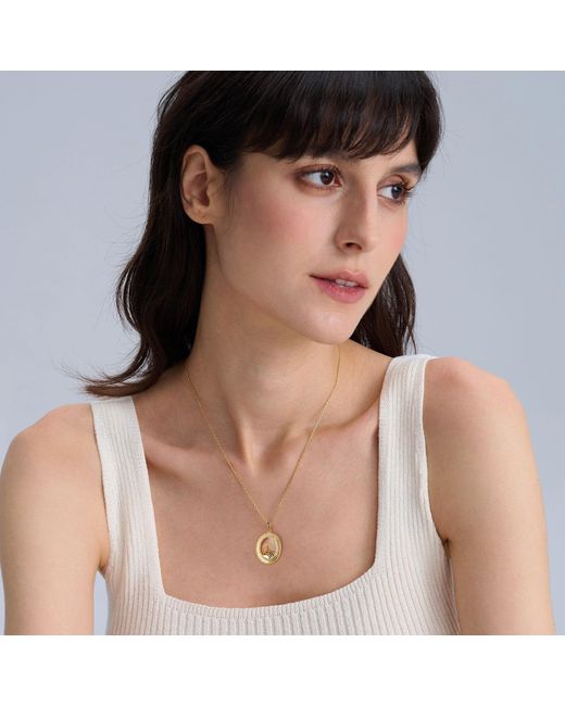 Vanimy Metallic Parable Of The Mustard Seed Pendant Necklace