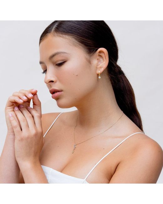 Dower & Hall Metallic Topaz Hammered Huggie Hoops
