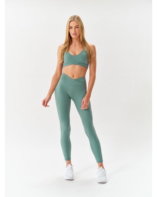 Revyve Active Green Seafoam V Sculpt Leggings