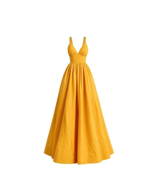 Ofuure Yellow Adele Maxi Dress