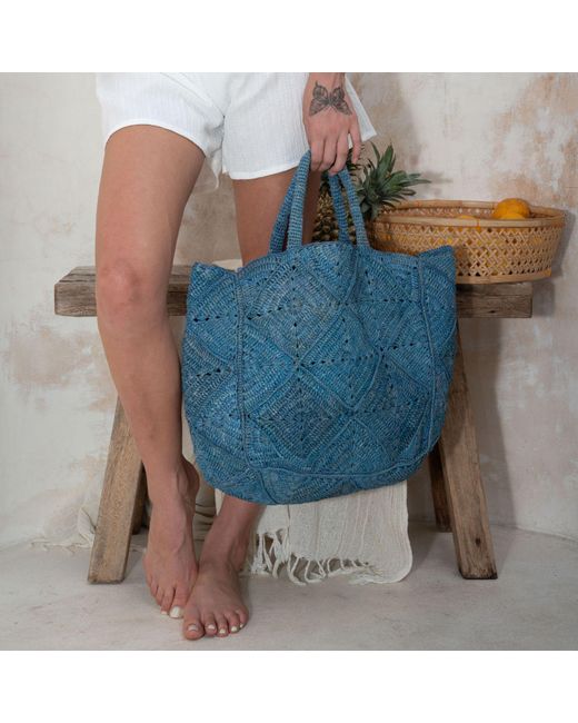 Zanatany Concepts Blue Nico- Jeans Tote Bag