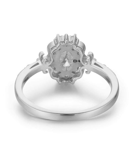 Azura Jewelry New York White Atlantis Vintage Topaz Ring Vermeil