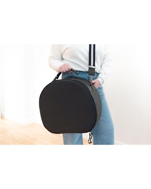 Jamie Slye Hats + Accessories Black Jet-Setter Hat Bag