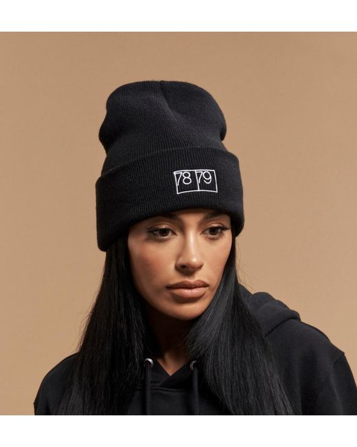 7879 Black Beanie Hat