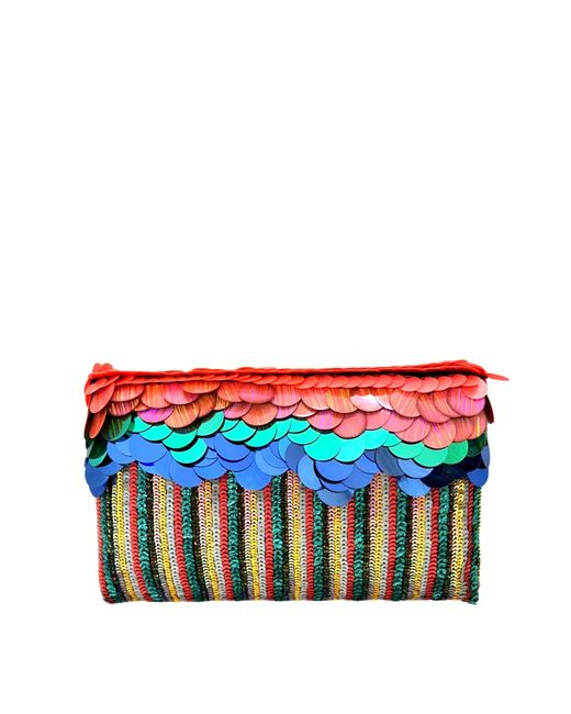 Simitri Red Guppy Clutch Bag