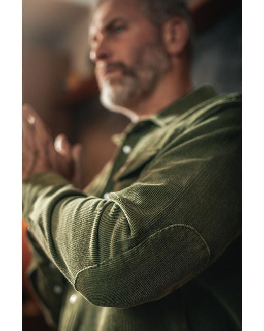 &SONS Trading Co Green Sunday Shirt Corduroy Army for men