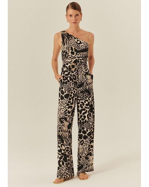 Exquise White Katalina Jumpsuit With Belt