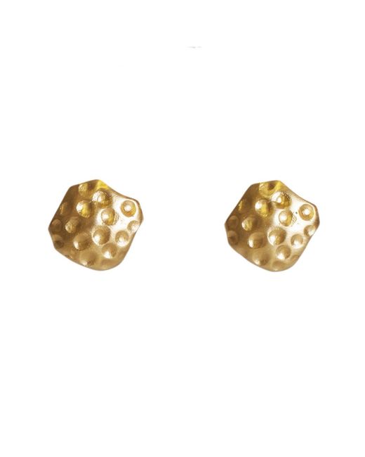 Christina Greene Metallic Hammered Studs