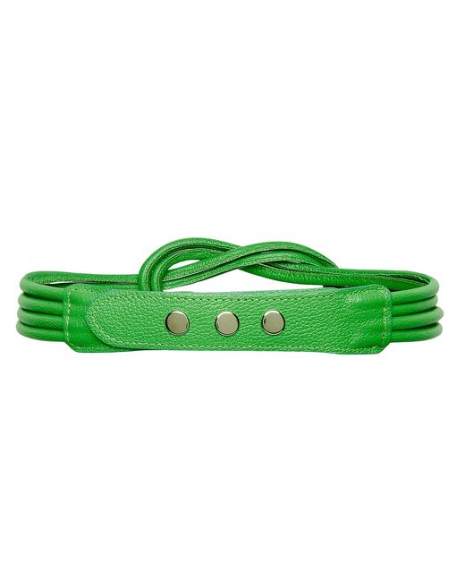 BeltBe Green Knot Leather Belt