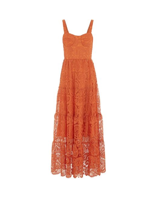 floral print tiered maxi dress Butter Cream Wildflower Tiered Maxi Dress