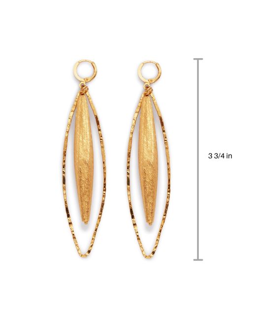 Jaredjamin White Zeppelin Haley Leverback Earrings