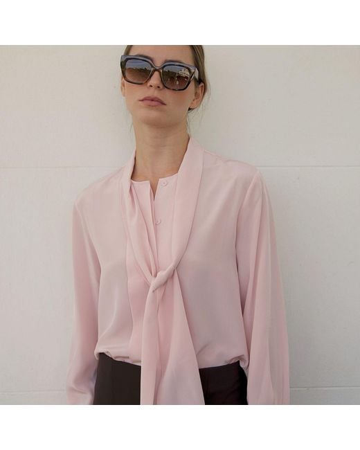 Bel Cashmere Pink Carmen Blouse