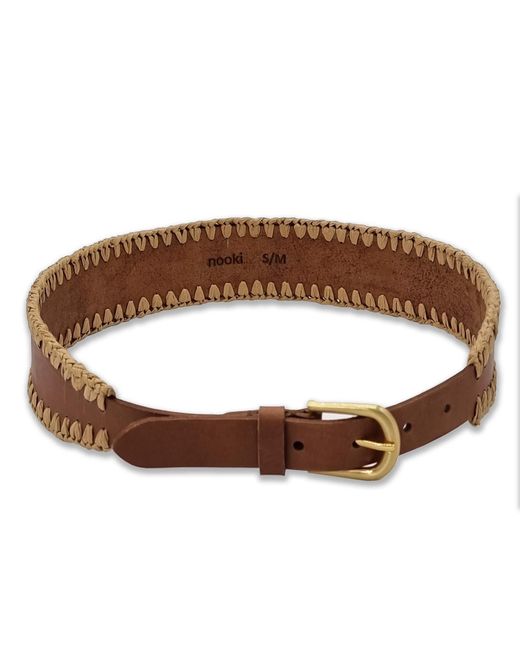Nooki Design Brown Bayswater Belt