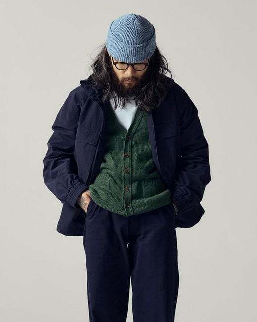 Uskees Blue Evo Shell Coat for men