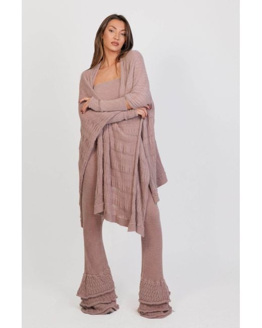 Maison Bogomil Pink Knit Bodycon Jumpsuit