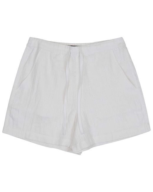 Lords of Harlech White Leanne Drawstring Short