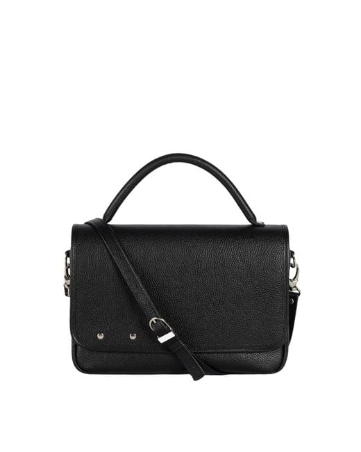 Laura Olaru Black Anna Leather Bag