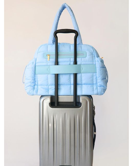 augustnoa Blue The Weekender Duffle Bag