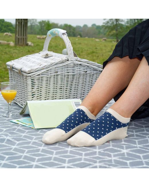 Peper Harow - Made in England Pink Pin Polka & Luxury Crew & Trainer Socks Bundle