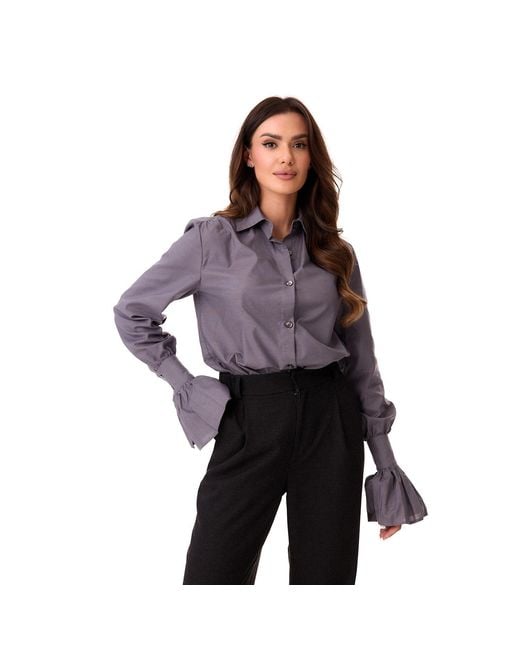 Mandragora Black Woolen Trousers With Straight Legs And Pleats
