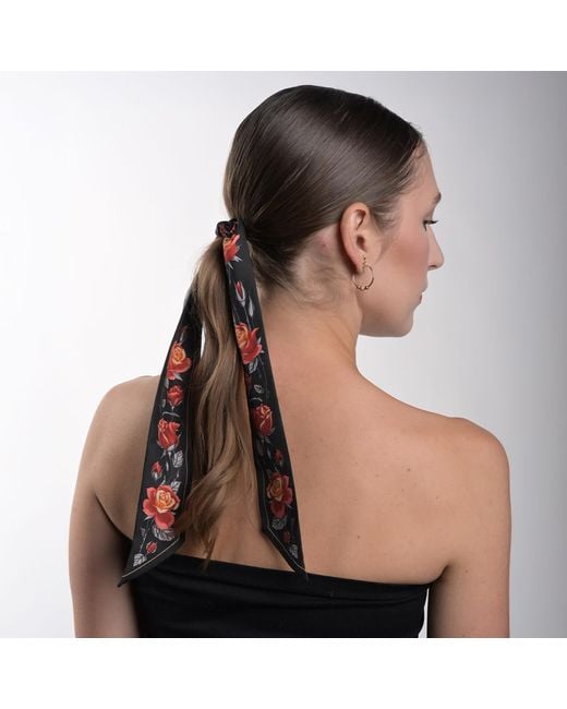 Silk&Soul Black Rose Twilly