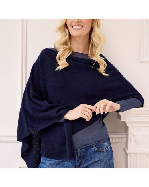 Cove Blue Lucy Multi Way Cashmere Wrap