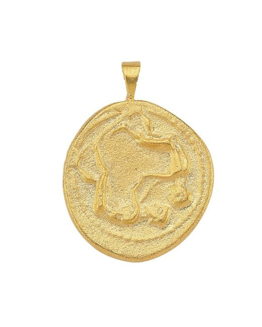 ASSUWA Metallic Miletus Coin Pendant for men