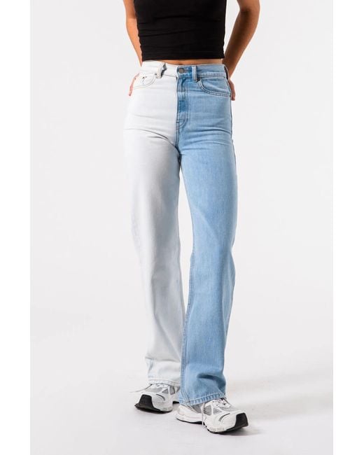Dr. Denim Blue Echo High Straight
