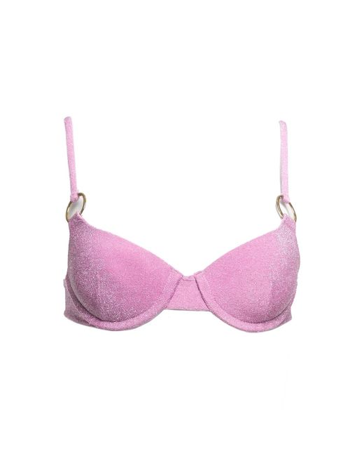Patti Jane Swim Purple Lola's Disco Sparkle Padded Bikini Top