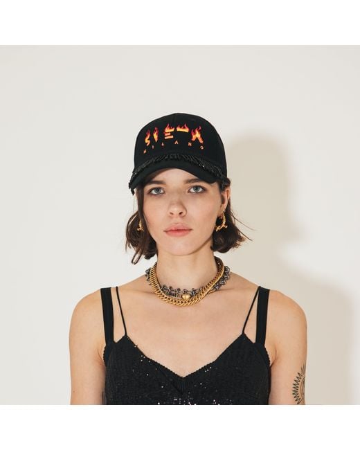 SVETA Milano Black Sanam Baseball Cap