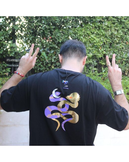 Joy-Es Black Luna And Soleil Tshirt for men